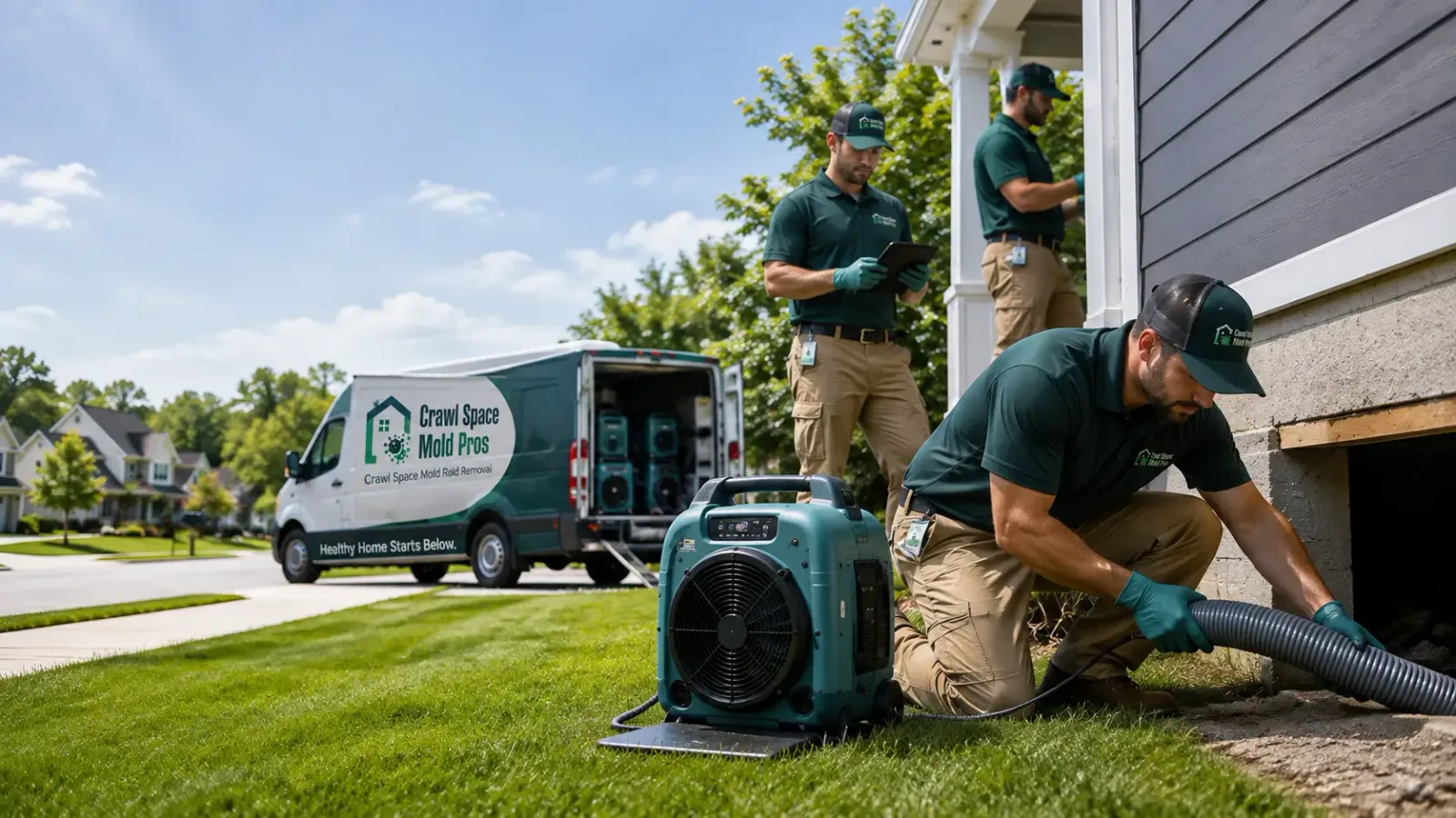 Crawl Space Mold Removal in West Sunbury, PA